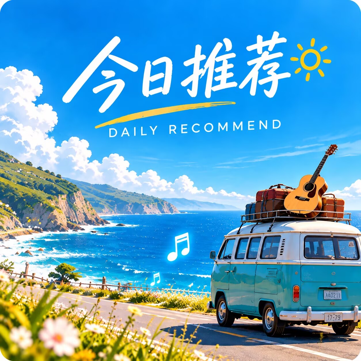 今日推荐歌单封面